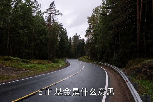 ETF 基金是什么意思