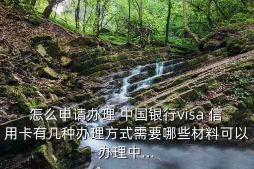 怎么申請(qǐng)辦理 中國(guó)銀行visa 信用卡有幾種辦理方式需要哪些材料可以辦理中...