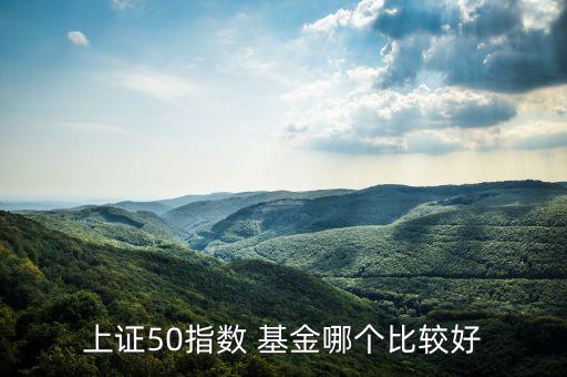 上證50指數(shù) 基金哪個比較好