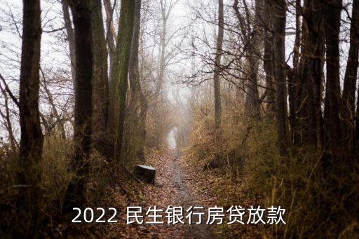 2022 民生銀行房貸放款