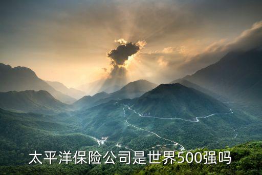 太平洋保險公司是世界500強嗎