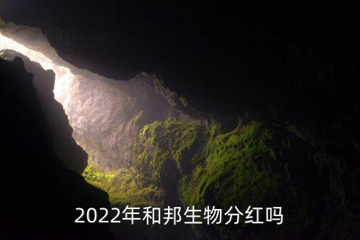 2022年和邦生物分紅嗎