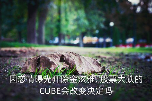 因戀情曝光開除金泫雅, 股票大跌的CUBE會(huì)改變決定嗎