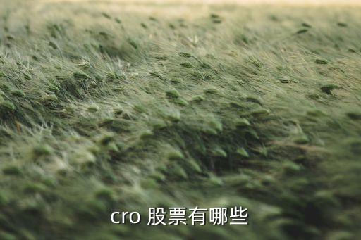 cro 股票有哪些