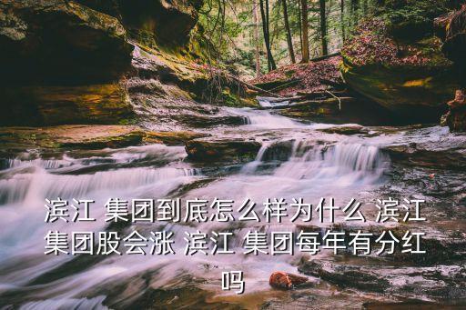  濱江 集團(tuán)到底怎么樣為什么 濱江 集團(tuán)股會漲 濱江 集團(tuán)每年有分紅嗎