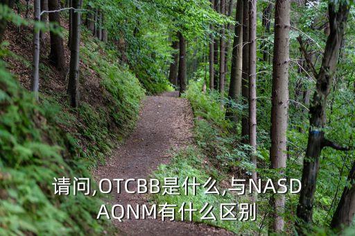 請(qǐng)問,OTCBB是什么,與NASDAQNM有什么區(qū)別