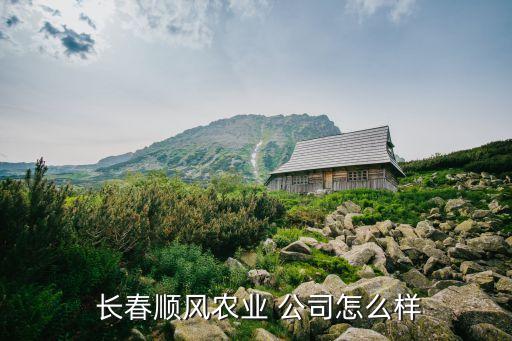  長(zhǎng)春順風(fēng)農(nóng)業(yè) 公司怎么樣