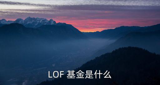 LOF 基金是什么