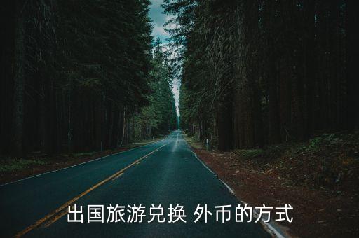 出國(guó)旅游兌換 外幣的方式