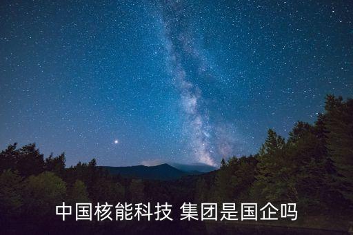 中國核能科技 集團是國企嗎