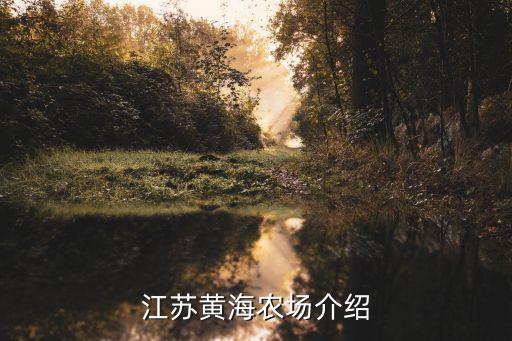 江蘇黃海農(nóng)場(chǎng)介紹