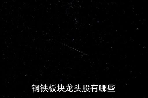 鋼鐵板塊龍頭股有哪些